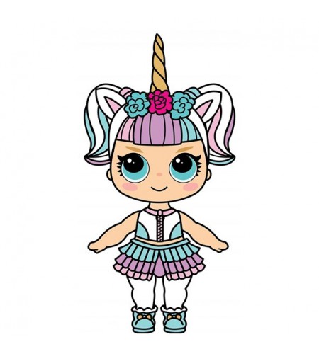 PAINEL CHÃO BONECA UNICORNIO L.O.L. SURPRISE